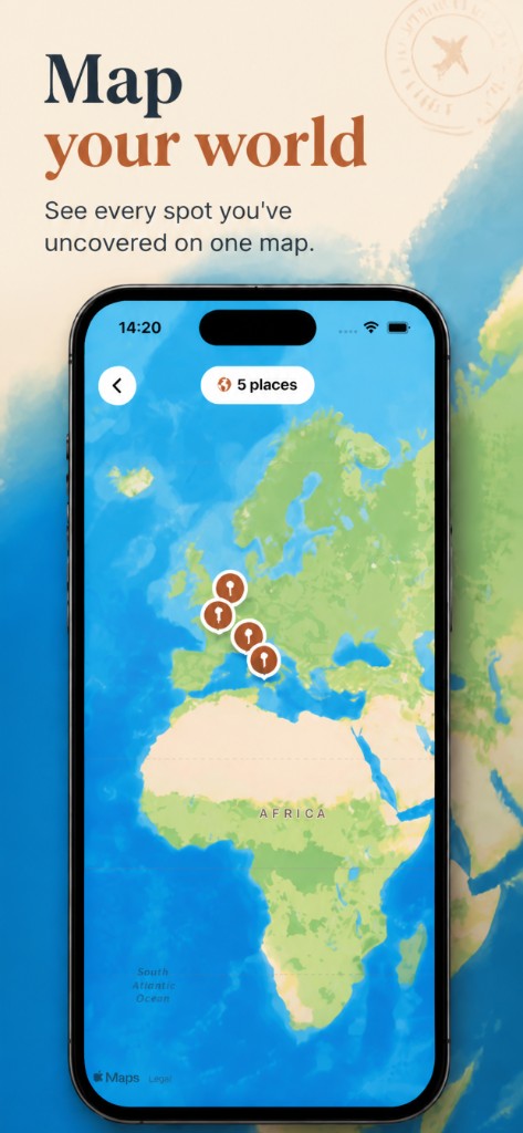 Curate your travel library — save every discovery into beautiful collections